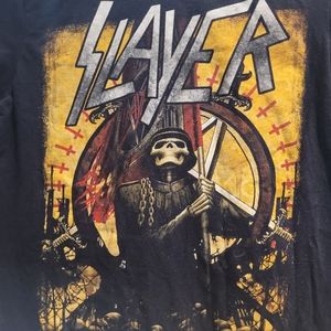 Slayer T-Shirt Men's size SMALL. black with Slayer logo and imagery, METAL AF🤘